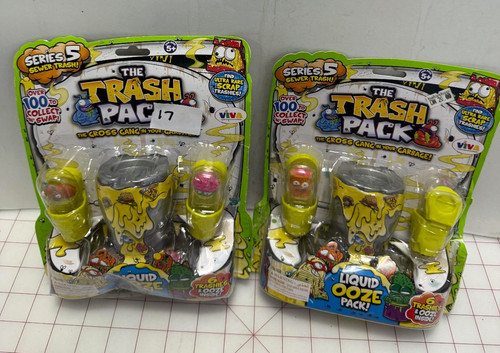 The trash packs liquid ooze - liquid,